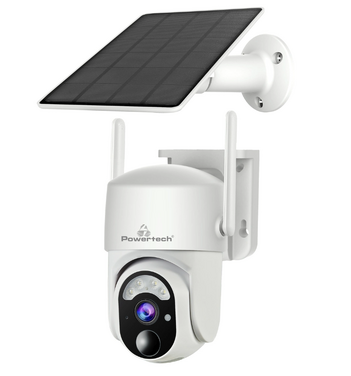 POWERTECH PT-1177 smart solar camera, 4MP, WiFi, SD, PTZ, IP65