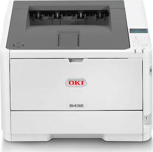 OKI B432dn Black & White LED Printer with Moblie Print