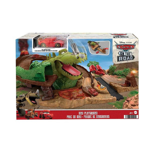 Mattel Disney Cars On the Road - Dino Playground for Ages 4+