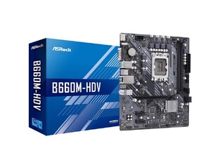 ASROCK motherboard B660M-HDV, 2x DDR4, s1700, USB 3.2 Gen1, mATX