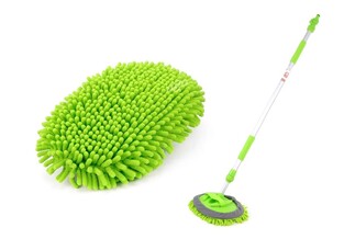 AMIO telescopic car brush 02397, 98-168cm, green