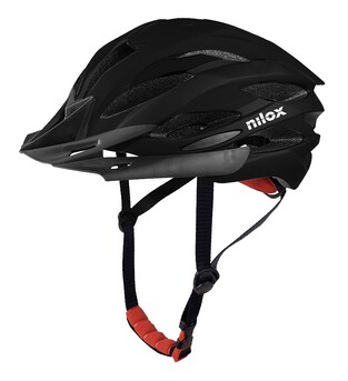 NILOX HELMET ADULT BLACK LED LIGHT