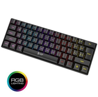 LAMTECH RGB MECHANICAL GAMING KEYBOARD BLUE SWITCH BLACK WITH TYPE-C PORT "PLUTO"