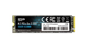 SILICON POWER SSD PCIe Gen3x4 P34A60 M.2 2280, 1TB, 2.200-1.600MB/s