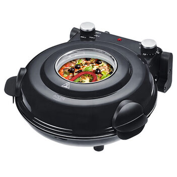 ADLER ELECTRIC PIZZA OVEN 1200W BLACK AD6314