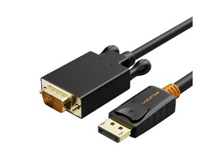 CABLETIME Displayport to VGA cable AV585, 1080p, 1.8m, black