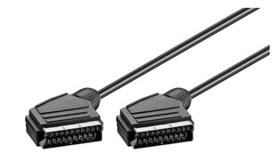 GOOBAY cable Scart 21pin to Scart 21pin 11870, 3m, black