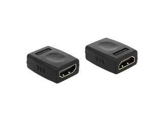 DELOCK HDMI adapter female to female 65049, black