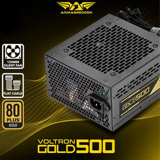 ARMAGGEDDON PSU VOLTRON GOLD 80+ RATING 500W  VG500