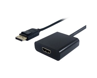 POWERTECH αντάπτορας DisplayPort σε HDMI PTH-031, passive, μαύρο