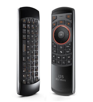 RIITEK Mini i25 remote control with keyboard & air mouse, 2.4GHz