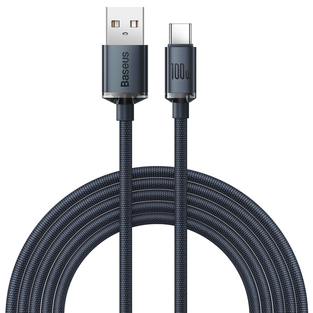 Baseus Crystal Shine Series Cable USB to Type-C 100W 2m Black