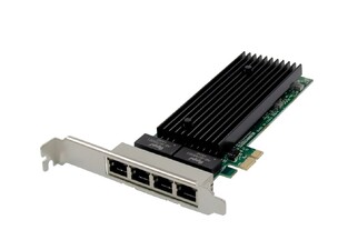 POWERTECH κάρτα επέκτασης PCIe σε 4x RJ45 ST7229, 1000Mbps, JL82576EB