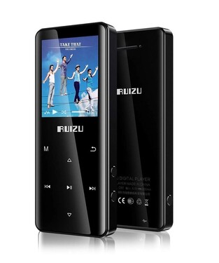 RUIZU MP3 player D51 με ηχείο, 1.8", 8GB, BT, ελληνικό μενού, μαύρο