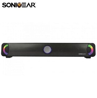 SONIC GEAR BLUETOOTH SOUNDBAR WITH LIGHT EFFECT MP3 BATTERY BLACK