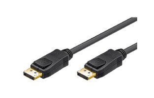 GOOBAY cable DisplayPort 1.2 49959, gold-plated, 4K, 3D, 2m, black