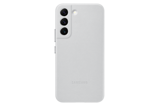 Samsung Leather Cover Galaxy S22 Light Gray